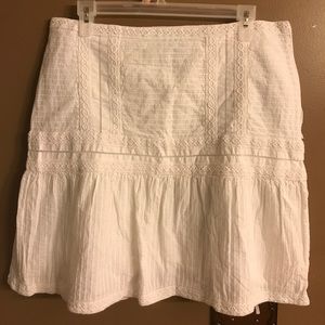 Eyelet Mini-skirt